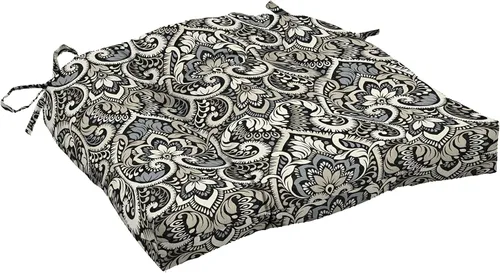 Arden - Cojín para silla mecedora o silla de mimbre para interiores y exteriores, 20 x 18 pulgadas, repelente al agua, a prueba de lluvia, Damasco