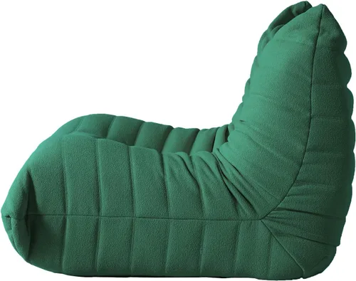 Vista 5 de Silla Fireside con otomana, sofá de suelo perezoso, sofá de sala de estar, sofá moderno LoveSeat, sofá tatami, sofá de esquina relajante para sala