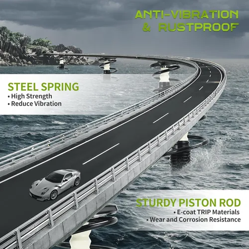 Vista 4 de AUTOSAVER88 Ensamblaje de amortiguadores y puntales delanteros completos Compatible con RAV4 AWD 2000-2005