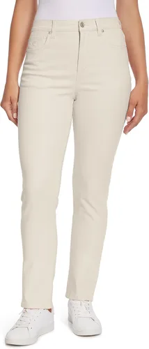 Vista 34 de Gloria Vanderbilt - Pantalones de mezclilla Amanda clásicos de tiro alto y pierna cónica petite para mujer Begonia Bloom