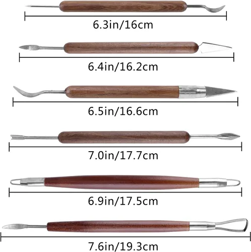 Vista 2 de Elmchee Kit de herramientas para tallar linternas de calabaza de Halloween Jack-O 11 piezas profesionales de corte de calabaza, Kit de herramientas
