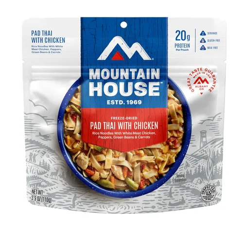 Vista 26 de Mountain House Pasta Primavera Comida liofilizada para mochileros y camping Vegetariana 2 porciones