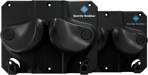 Vista 13 de Gravity Grabber La estantería de pared definitiva para esquís y tablas de snowboard - Se adapta a cualquier esquí o tabla de snowboard - Guarda tus