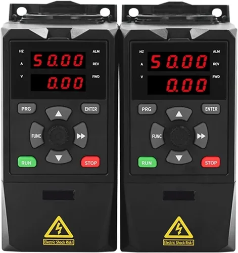 1Pcs VFD 1Phase Input 3Phase Output 220V Variable Frequency Vector Drive Converter Inverter 0.75/1.5/2.2KW Motor Speed Controller(0.75KW,1PH to 3PH