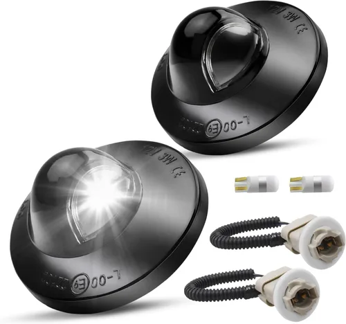 Vista 13 de LESAUCE Luces LED para Placa de Matrícula para Ford F150 F250 F350 Super Duty Ranger Pickup Explorer Bronco Excursion Expedition, Luz
