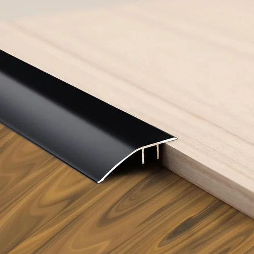 Tira de umbral de transición de piso de aluminio de madera a azulejo, tira de puerta de piso laminado autoadhesiva, borde de transición de alfombra