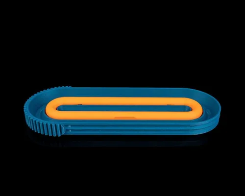 Vista 2 de Compatible con kit de listones lineales - Organizador y soporte de escritorio moderno