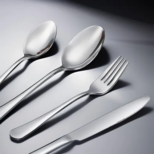 Vista 3 de Juego de cucharaditas, 6 cucharas de 6.7 pulgadas, cucharas de té de acero inoxidable 18/10 de grado alimenticio premium, cuchara de postre