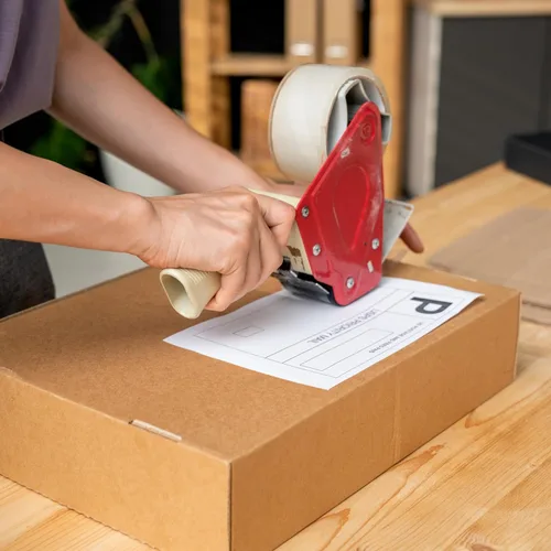 Vista 7 de PSBM - Cinta de embalaje transparente, 24 rollos de 1.75 mil, 2.83 pulgadas, 110 yardas por rollo, cinta resistente para embalaje, envío, mudanza