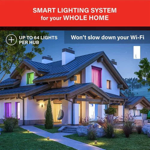 Vista 14 de Sengled Smart Home Hub Z01-hub, bombillas inteligentes Zigbee Smart Products usadas, compatibles con Alexa, Google Assistance, blanco, 1 paquete