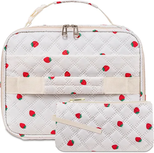 Vista 10 de Lonchera escolar para niños, lonchera aislada para niños de 3, 4, 5, 6, 7, 8, 9, 10, 11, 12, reutilizable, congelable, pequeña bolsa refrigerante