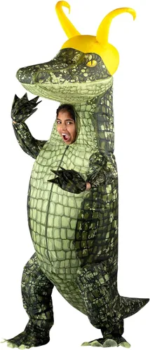 Vista 2 de MARVEL Loki - Disfraz de cocodrilo inflable para niño