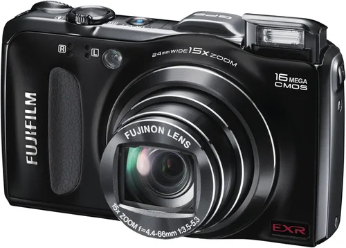 Vista 2 de Fujifilm FinePix F600EXR Cámara digital de 16 MP con sensor CMOS y zoom óptico 15x (negro)