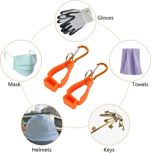 Vista 5 de Glove Clips for Work Glove Holders, Glove Holder Clip Gloves Clip for Construction