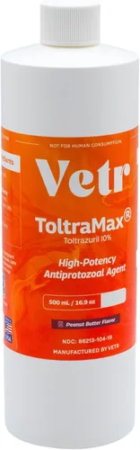 Vista 16 de Toltrazuril 2.5% para caballos, perros, gatos, 4.1 fl oz/4 onzas, para animales de cadena no alimentaria, alfalfa