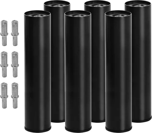 Vista 27 de Patas de metal de 2 pulgadas de repuesto para base de cama ajustable eléctrica, tornillo no ajustable en patas cortas