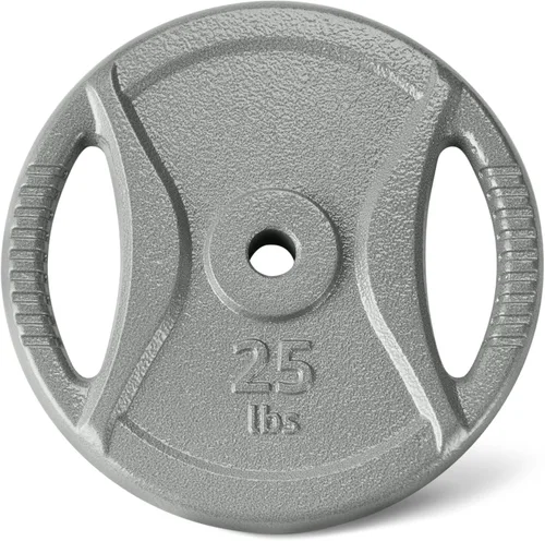 Vista 7 de Amazon Basics 1-Inch Cast Iron Grip Weight Plates