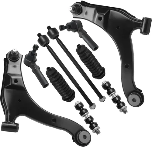 Vista 203 de Detroit Axle - Kit de suspensión frontal de 10 piezas para Ford Focus C-Max 13-18, 2 brazos de control inferiores, 4 barras de acoplamiento
