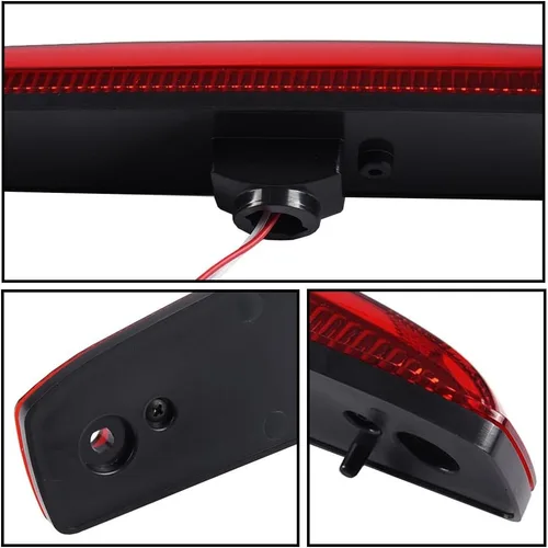 Vista 9 de VRracing Luces de freno LED traseras centrales traseras de repuesto para Dodge Ram 2500 3500 camión 2003-2006 2004 2005 lente roja