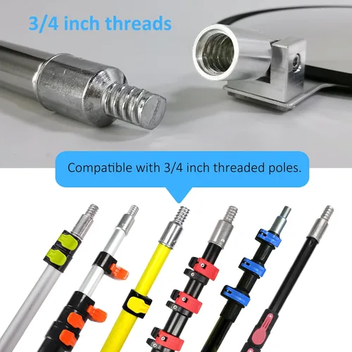 Vista 6 de Espejo de búsqueda para debajo del automóvil con mango extensible, espejo de inspección de vehículos para control de seguridad en la frontera