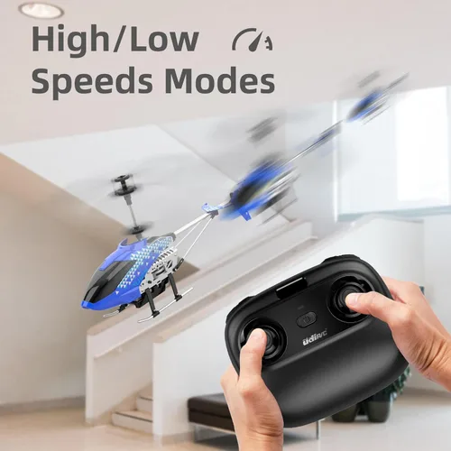 Vista 5 de Cheerwing U12S Mini helicóptero RC con cámara helicóptero de control remoto para niños y adultos