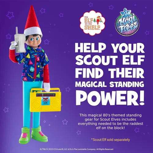 Vista 8 de The Elf on the Shelf MagiFreez Cocoa para llevar - Dale a tu elfo explorador poder mágico de pie - El elfo explorador no está incluido