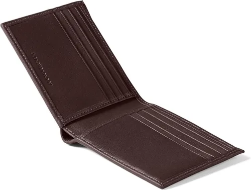 Vista 3 de Leatherology Cartera Bifold para hombre - RFID disponible, marrón, (Rfid Brown)), LWS01133B10R40