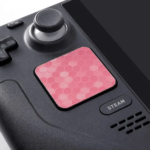 Vista 3 de TALONGAMES Touchpad Protector Compatible with Steam Deck OLEDSteam Deck Trackpad Skin (Trackpads Protector, Honeycomb Hex - Pink)