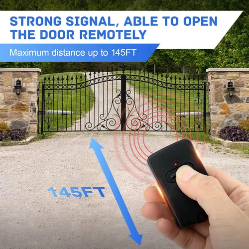 Vista 2 de Abridor de puerta de repuesto RB741 GTO abridor de puerta Mighty Mule Control remoto puerta de garaje FM135 Transmisor remoto 3 piezas controlador