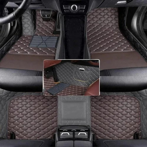 Vista 15 de Alfombrillas de cuero completas a medida para auto - Mejora el interior de tu vehículo con forros de piso específicos para vehículos - Perfectas