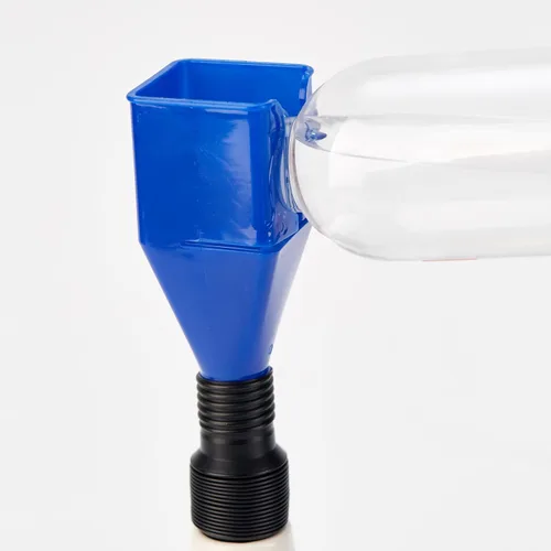 Vista 6 de Embudos para uso automotriz, embudo flexible para herramientas de drenaje, 5 piezas de embudo de combustible automotriz retráctil, embudo de aceite