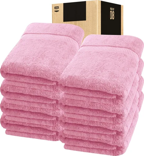 Vista 13 de Utopia Towels - Lujosa toalla de baño jumbo, 2 unidades - 600 g/m², 100% algodón hilado en anillo, toalla extragrande altamente absorbente