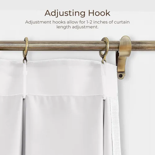 Vista 6 de TWOPAGES Cortina opaca plisada de lino para dormitorio, sala de estar, teatro, puerta de patio (1 panel), 26 pulgadas de ancho x 84 pulgadas