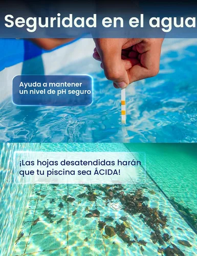Vista 5 de KOKIDO Aspiradora recargable de hojas de piscina de servicio medio con poste, funciona 75 minutos, para cierre de piscina, filtro de desechos