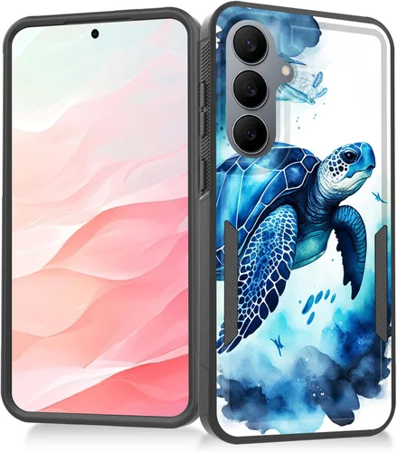 Vista 15 de Funda para Galaxy A13 5G, resistente de doble capa híbrida de policarbonato duro de goma suave a prueba de golpes para Samsung Galaxy A13 5G, ciervo