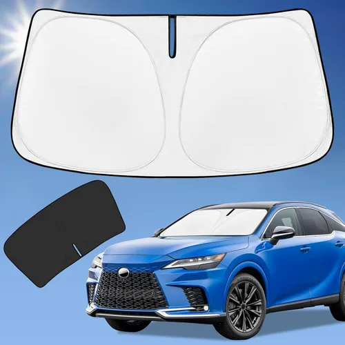 Vista 170 de Parasol para parabrisas de 4 capas, ajuste personalizad, tela 240T, plegable, bloquea los rayos ultravioletas, accesorios de automóvil