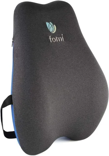 FOMI Extra High Back Lumbar Support Pillow | Thick Thoracic Foam Pad for Car, Home, Office, Gaming Chair, Wheelchair, Recliner | Sciatica, Tailbone