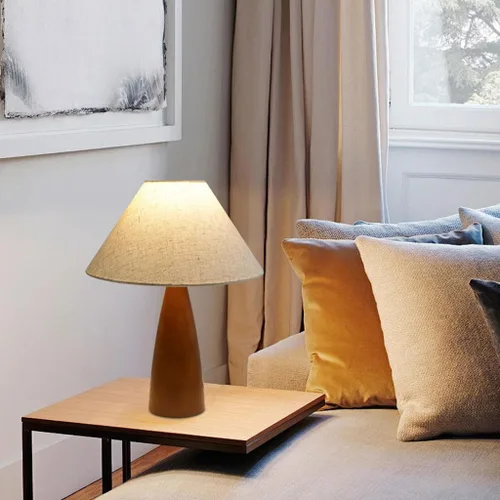 Vista 6 de Lamp for Desk Retro Solid Wood Table Lamp Bedroom High-end Bedside Atmosphere Decorative Table Lamp Desk Lamps for Home Office