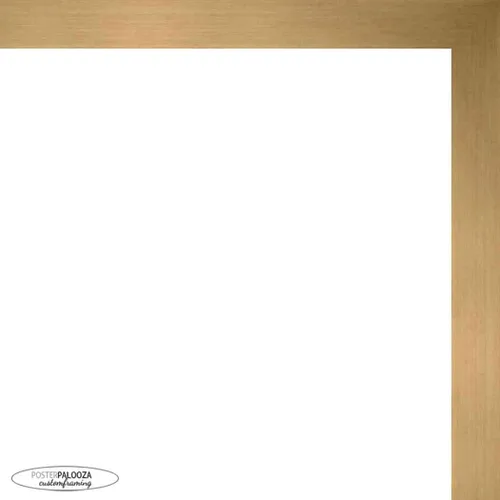 Vista 2 de Poster Palooza Marco de madera de bronce dorado de 26 x 34 pulgadas, acrílico UV, respaldo de tablero de espuma y accesorios para colgar incluidos