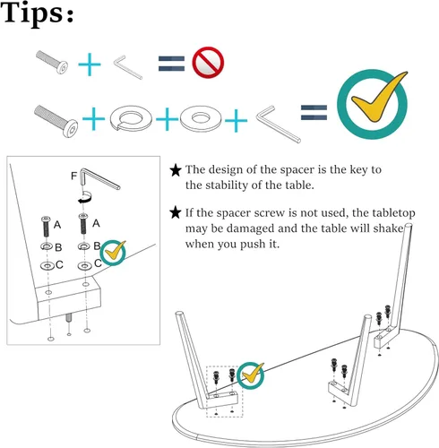 Vista 9 de FIRMINANA Mesa auxiliar moderna de mediados de siglo para espacios pequeños, mesa auxiliar ovalada grande para sala de estar, color espresso, 47.3