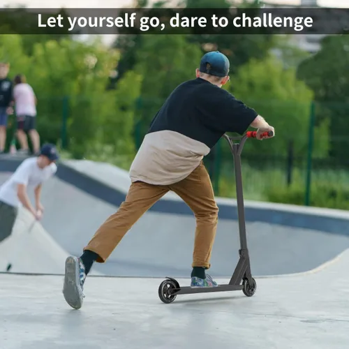 Vista 5 de TOMOLOO X-101112 Pro Scooters - Stunt Scooters for Kids and Adults - Best Trick Scooters - Freestyle Cool Kick Scooter Customized for Beginners