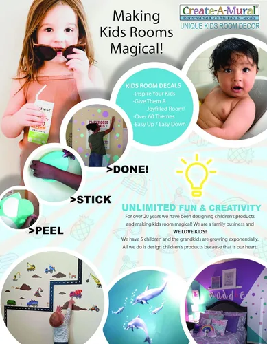 Vista 9 de Calcomanías de pared de lunares (63) calcomanías de decoración de pared para habitación de niñas, puntos de pared, círculo de vinilo para despegar