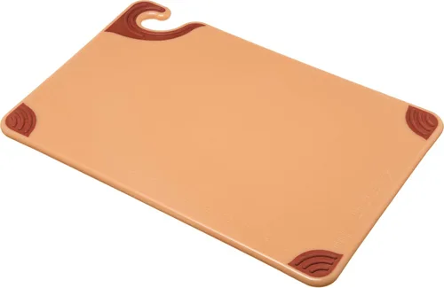 Vista 11 de San Jamar Saf-T-Grip Tabla de cortar de plástico con gancho de seguridad, 12 x 18 x 0.5 pulgadas, verde (paquete de 2)