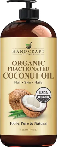 Vista 9 de Handcraft Blends Aceite de almendras orgánico – 8 onzas líquidas – 100% puro y natural – Aceite de grado premium para piel y cabello – Aceite