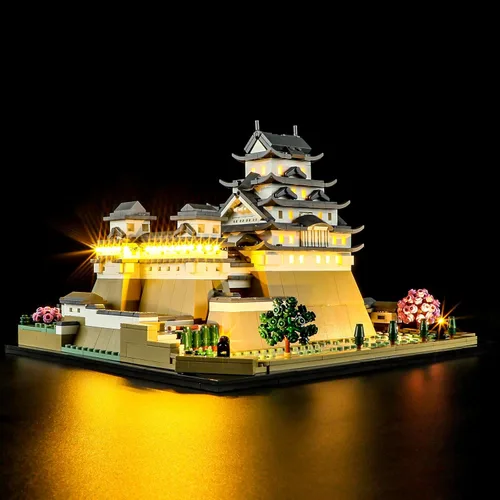 Vista 10 de BRIKSMAX Kit de iluminación LED para arquitectura La Casa Blanca, compatible con el modelo de bloques de construcción Lego 21054, no incluye