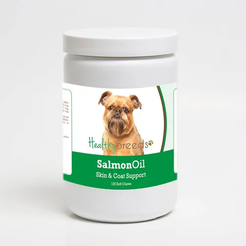 Vista 334 de Healthy Breeds Affenpinscher - Masticables suaves de aceite de salmón, 90