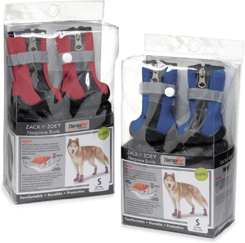 Vista 6 de Zack & Zoey ThermaPet - Botas de neopreno, color azul, talla L