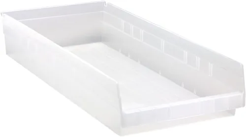 Vista 4 de Quantum qsb116bk Negro Economía Shelf Bin, 23 – 5/8" X 11 – 1/8" x 4" Tamaño (Pack de 6)