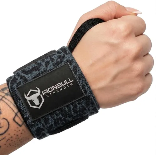 Muñequeras para levantamiento de pesas (aprobadas por USPA e IPL) - Correas de muñeca de calidad premium de 18 pulgadas para levantamiento de pesas