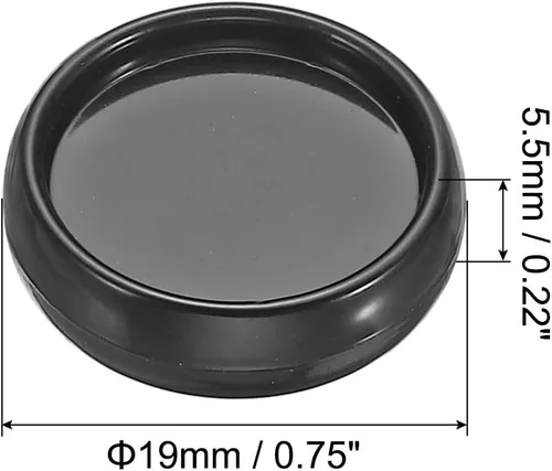 Vista 2 de PATIKIL Discos de encuadernación de libros de plástico de 0.748 in, paquete de 33 discos de expansión de disco redondos para planificador de Negro